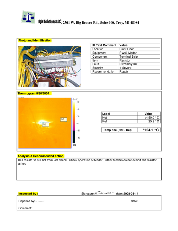 Infrared Thermography - Example